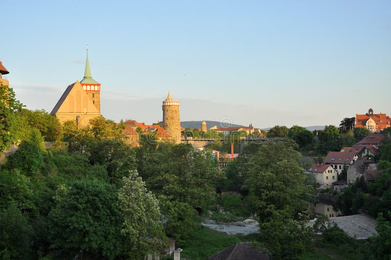 Bautzen - Saxony, Germany - by sunset