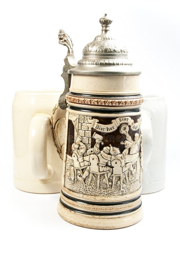 Bavarian beer steins stock photo. Image of stein, restaurant 15774718