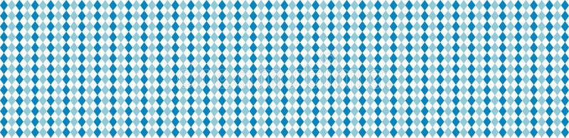 Bavarian flag pattern background. Banner design for Oktoberfest. royalty free illustration Bavarian flag pattern background. Banner design for Oktoberfest. royalty free illustration