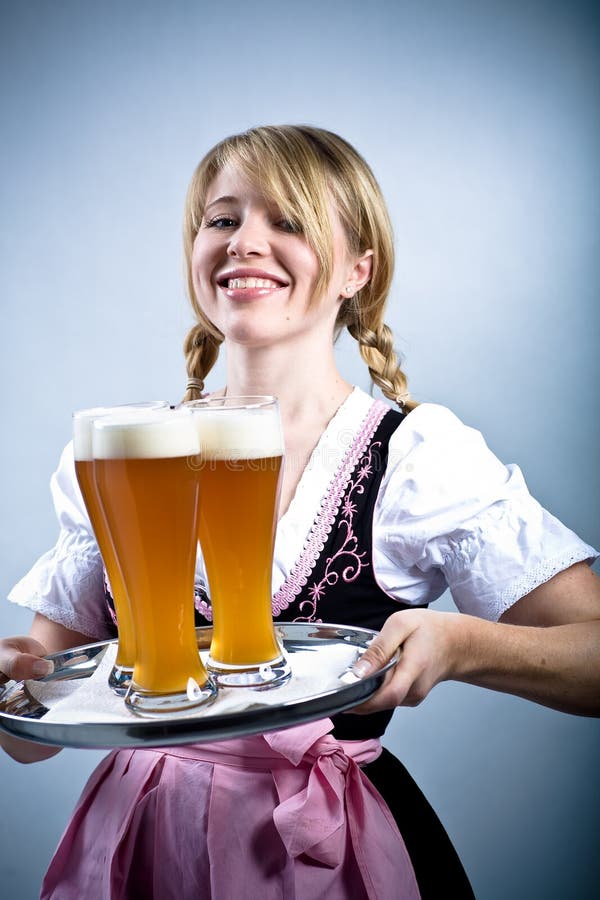 Bavarian girl royalty free stock image