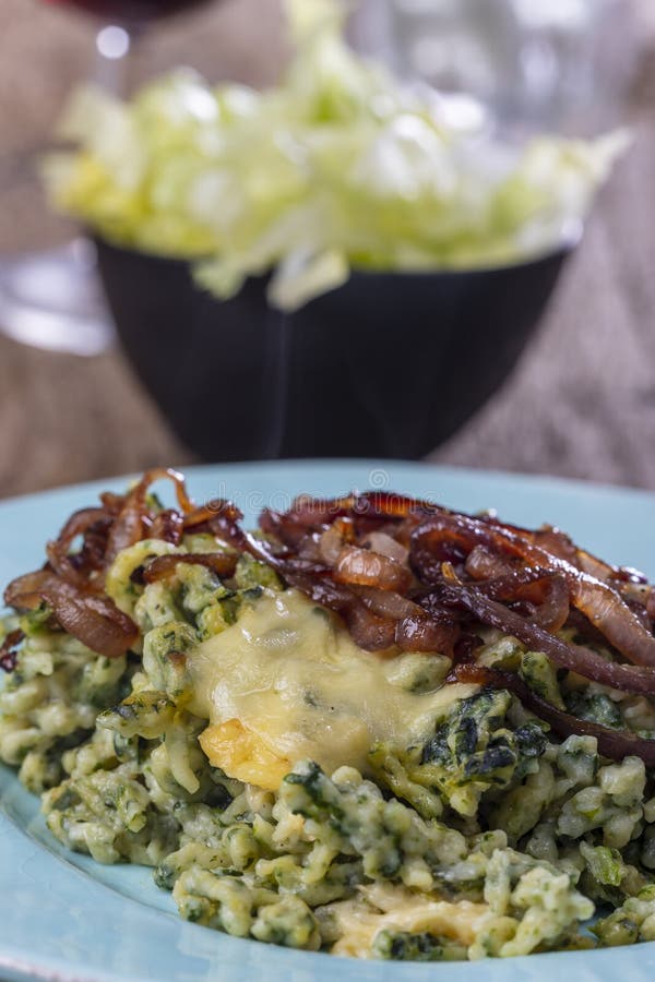 Bavarian pasta stock images