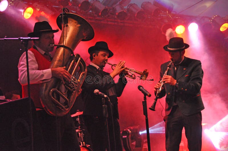 Bavarian-style folk music band