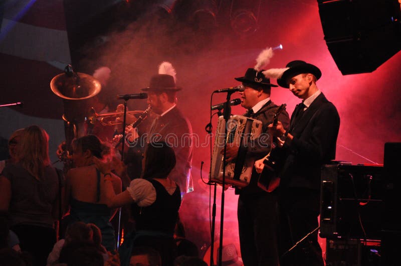 Bavarian-style folk music band