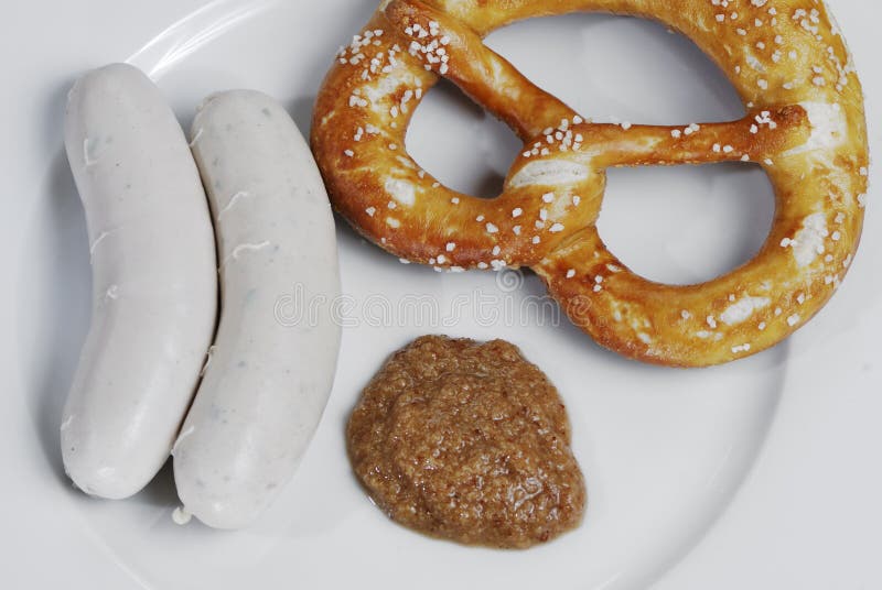 Bavarian veal sausage stock image. Image of meal, breakfast 15036425