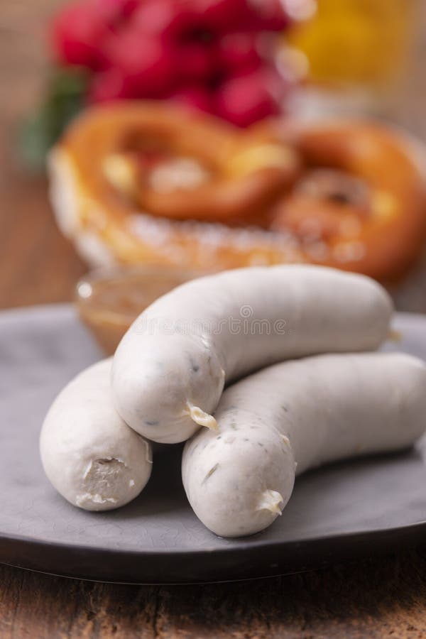 Bavarian white sausage stock photo. Image of gourmet 210723940