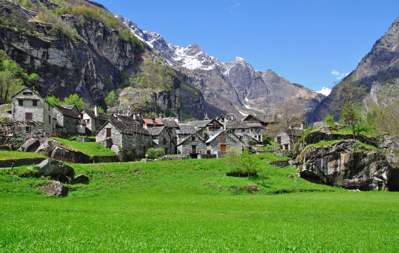 Bavona Valley,Locarno,Ticino,Switzerland