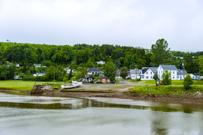 Village of Alma on the Bay of Fundy, Canada