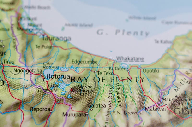 Bay of plenty on map