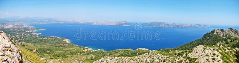 Bay of pollenca, Formentor peninsula - north coast of Majorca