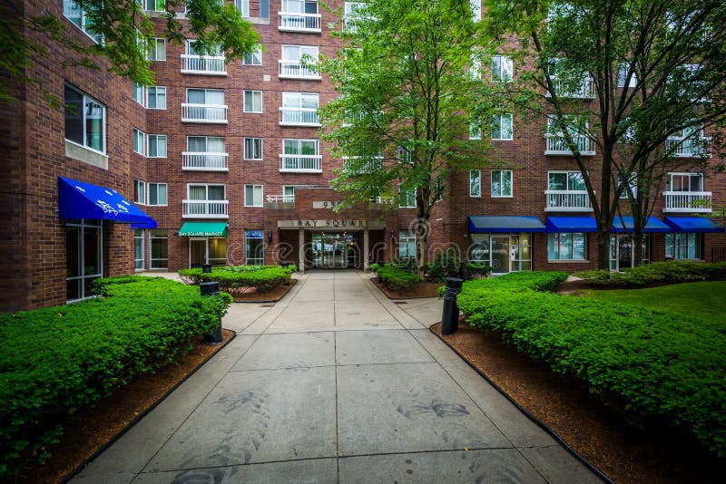 Bay Square, in Cambridge, Massachusetts. Editorial Stock Image Image