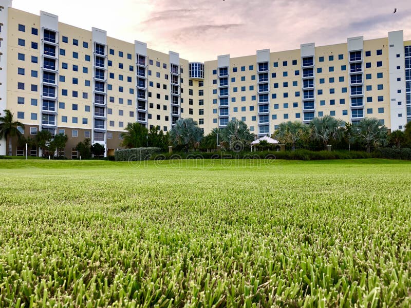 University housing at FIU, Florida.