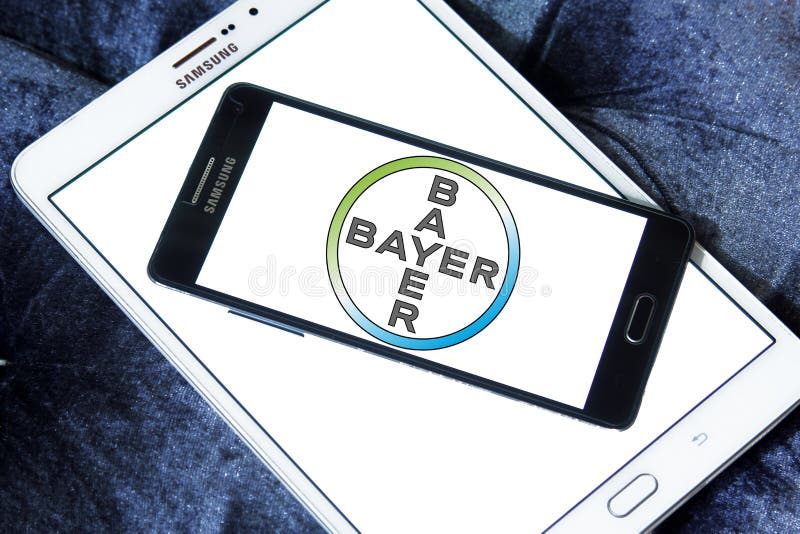 Bayer Pharmaceutical Company Logo Editorial Photo Image of medicine