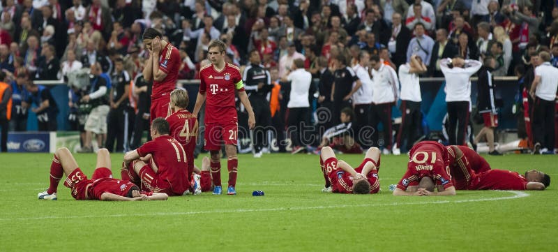 Bayern chelsea cl fc definitywny Munich uefa vs obrazy royalty free
