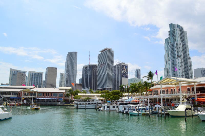 Bayfront Park Miami. This photo was taken in Miami. Miami, at Florida's southeastern tip, is a vibrant city whose Cuban influence is reflected in the cafes and royalty free stock photos Bayfront Park Miami. This photo was taken in Miami. Miami, at Florida's southeastern tip, is a vibrant city whose Cuban influence is reflected in the cafes and royalty free stock photos
