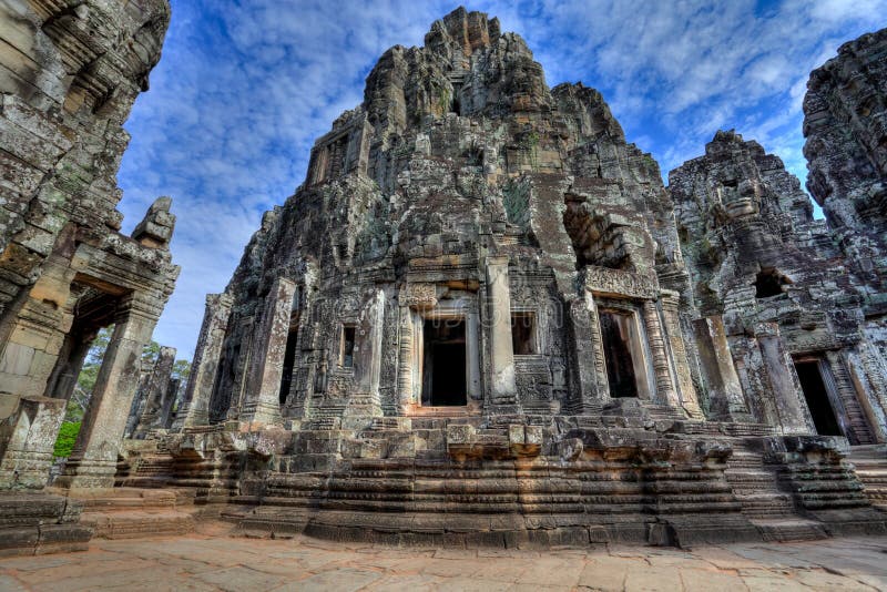 Bayon temple - angkor wat - cambodia (hdr)