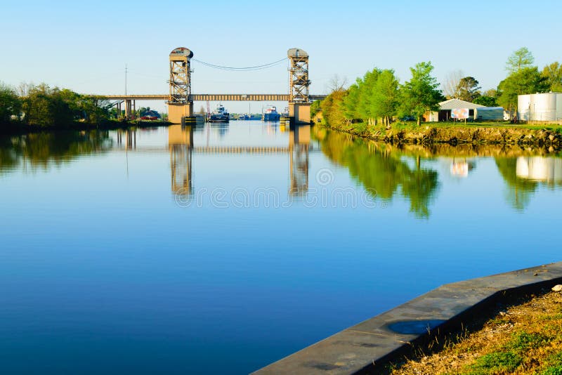 A scene from Bayou Lafourche on the Louisiana Gulf Coast. A scene from Bayou Lafourche on the Louisiana Gulf Coast.