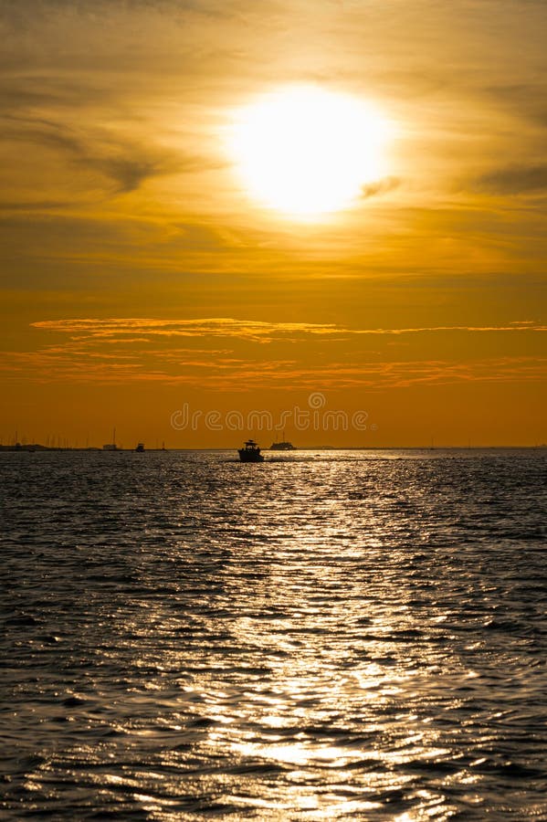 Bayside Sunset stock photo. Image of jersey, bayside