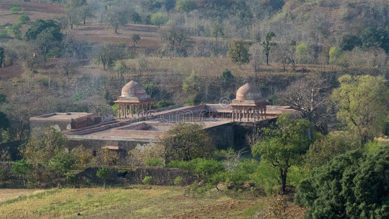 Baz Bahadur Palace Mandu-India foto de stock Baz Bahadur Palace Mandu-India foto de stock
