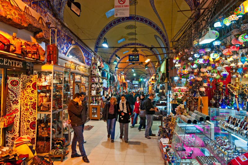 bazaru uroczyści Istanbul sklepy