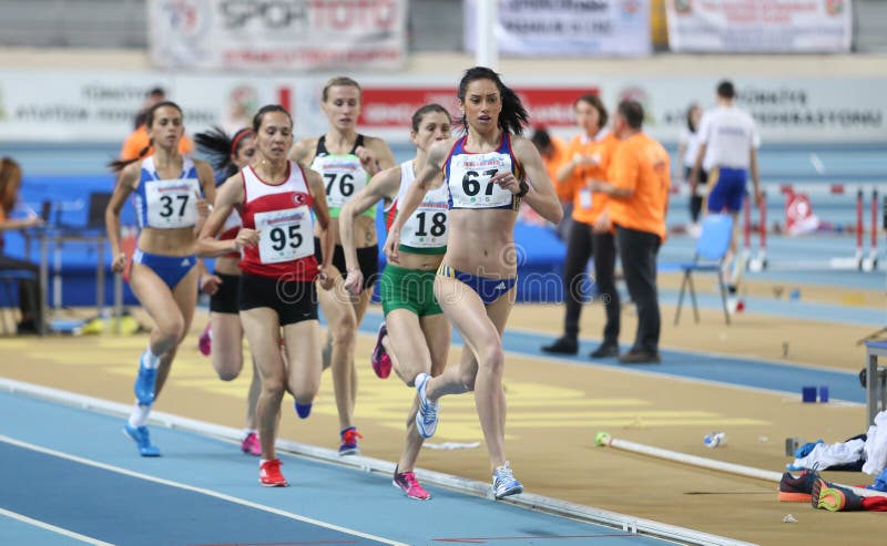 Bałkańskich atletyka Salowi mistrzostwa obraz royalty free