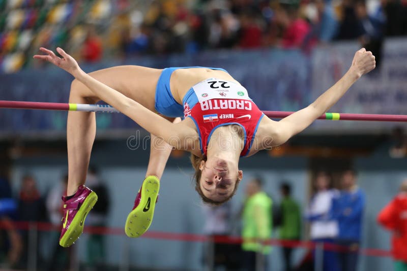 Bałkańskiej atletyki Salowi mistrzostwa w Istanbuł zdjęcie stock