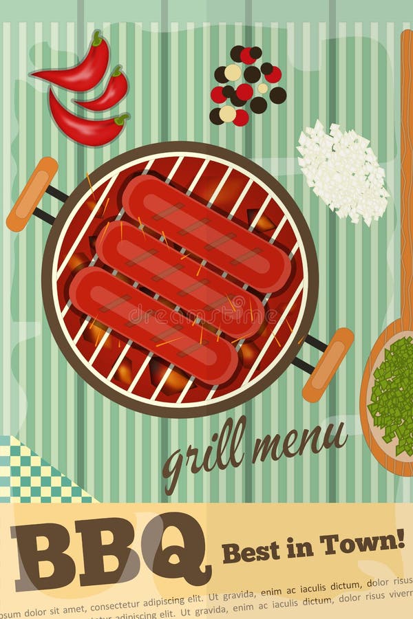 BBQ royalty illustrazione gratis BBQ royalty illustrazione gratis