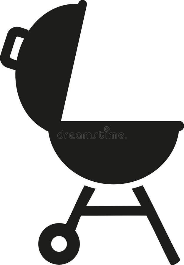 BBQ grill icon stock vector. Illustration of pictogram - 107167850