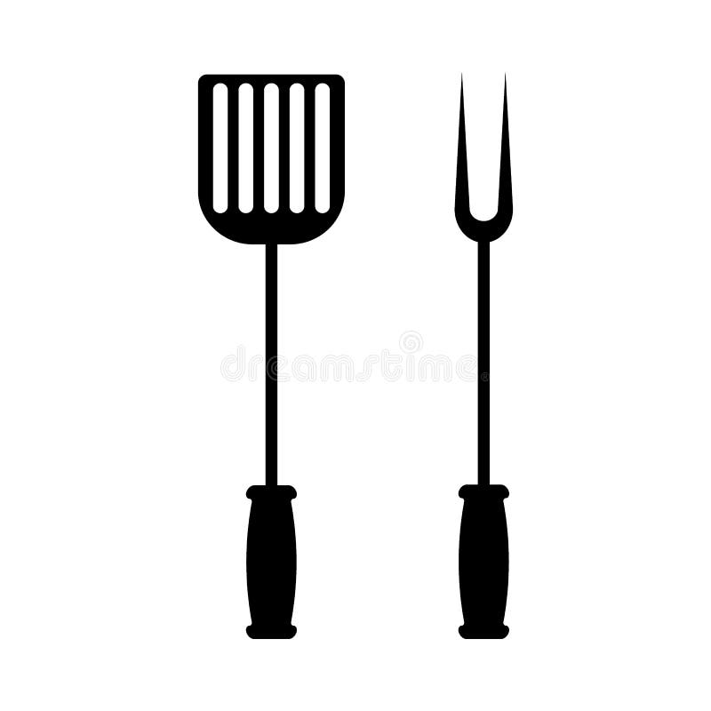 BBQ or grill tools icon stock vector. Illustration of isolated - 90262705