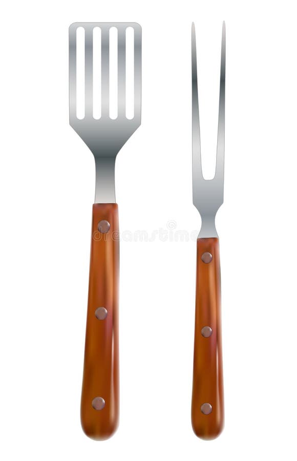 BBQ and Grill Tools. Vector Illustration