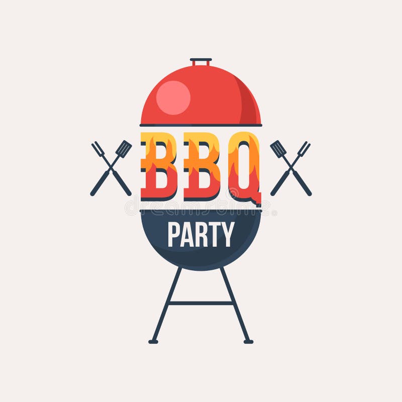 Bbq przyjęcia symbol royalty ilustracja Bbq przyjęcia symbol royalty ilustracja