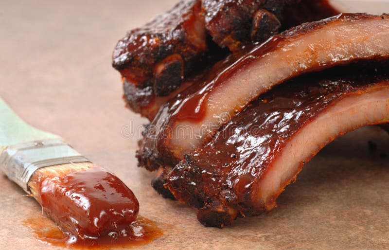 BBQ Ribs stock photography BBQ Ribs stock photography