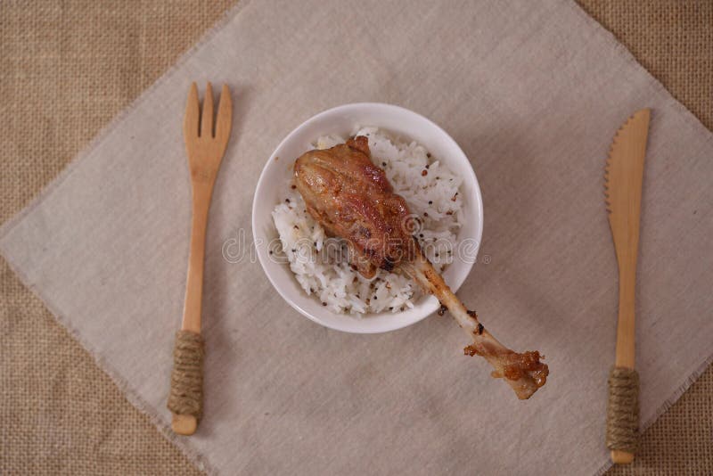 BBQ sauce Pork Rib stick stock image. Image of beef 150723257