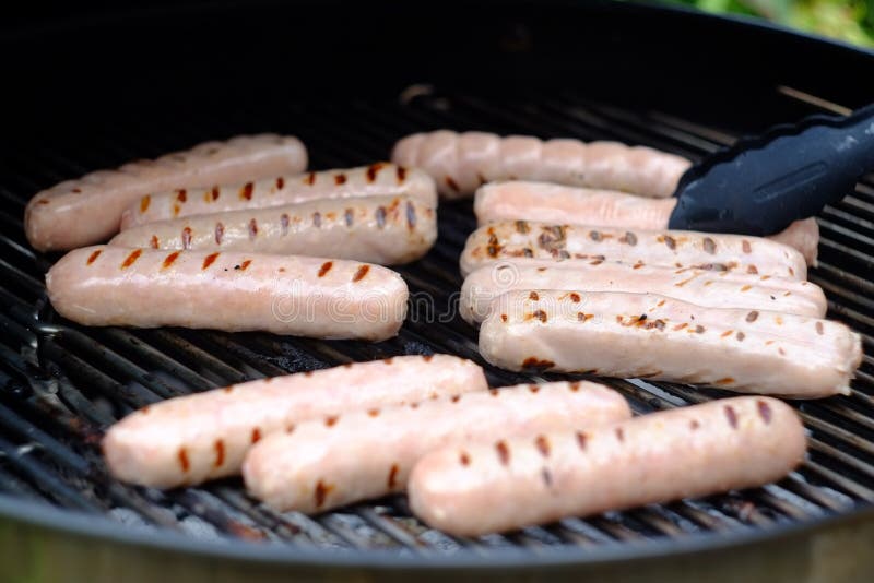 BBQ sausages stock photo. Image of barbecue, grill, food 98218960