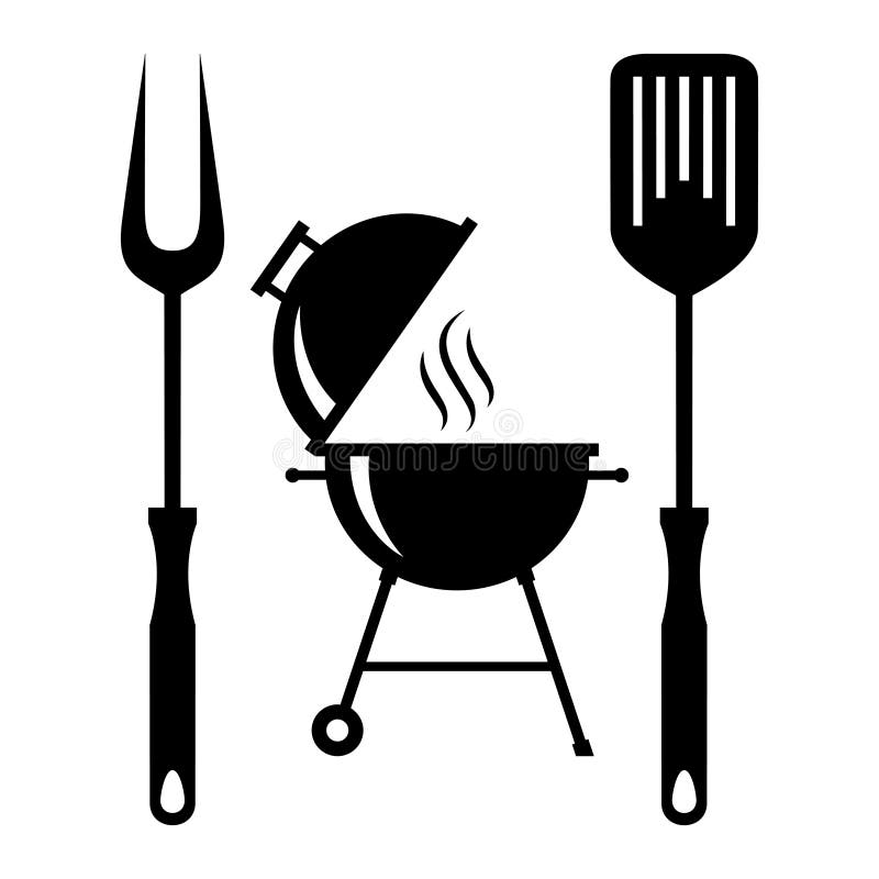 Download Bbq Tools Spatula And Fork Stock Vector Illustration Of Equipment Flat 148100468