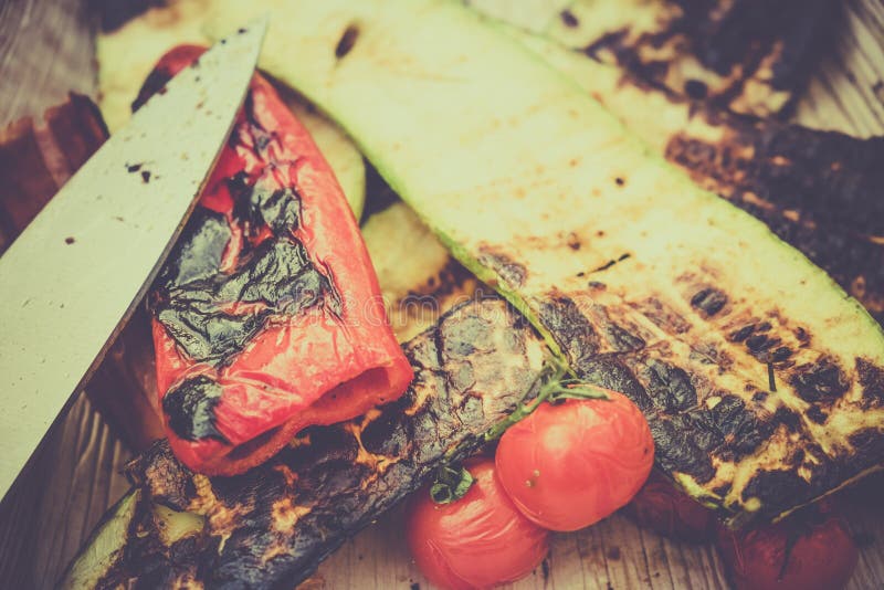 Bbq vegetable healthy food tomato, pepper stock photography Bbq vegetable healthy food tomato, pepper stock photography
