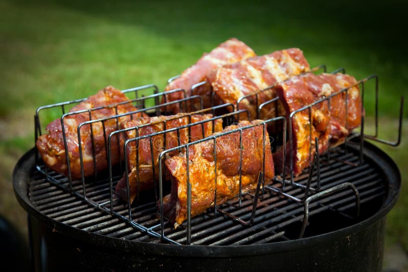 BBQ Vlees royalty-vrije stock afbeeldingen BBQ Vlees royalty-vrije stock afbeeldingen