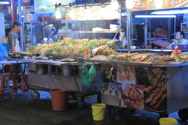 BBQ θαλασσινών εστιατόριο στοκ εικόνες