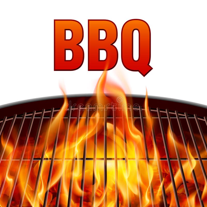 BBQ πυρκαγιά σχαρών ελεύθερη απεικόνιση δικαιώματος BBQ πυρκαγιά σχαρών ελεύθερη απεικόνιση δικαιώματος