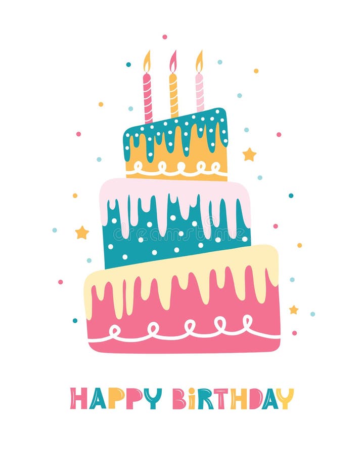 Happy Birthday Vertical Stock Illustrations – 4,960 Happy Birthday ...