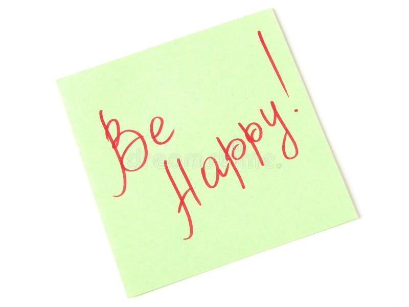 Be happy royalty free stock image