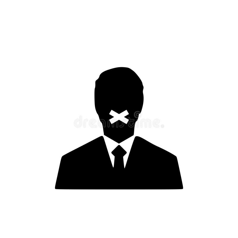 Be Quiet Icon Logo Symbol Sign : image vectorielle de stock (libre de  droits) 1366796009