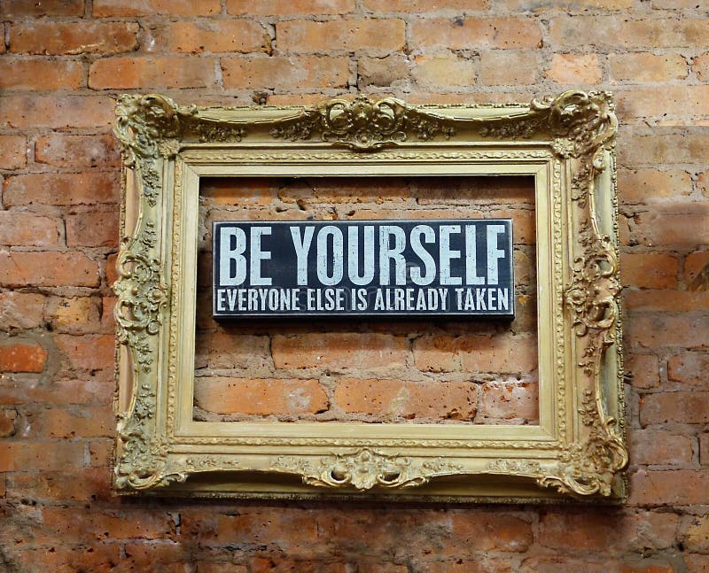 BE YOURSELF royalty free stock photos BE YOURSELF royalty free stock photos