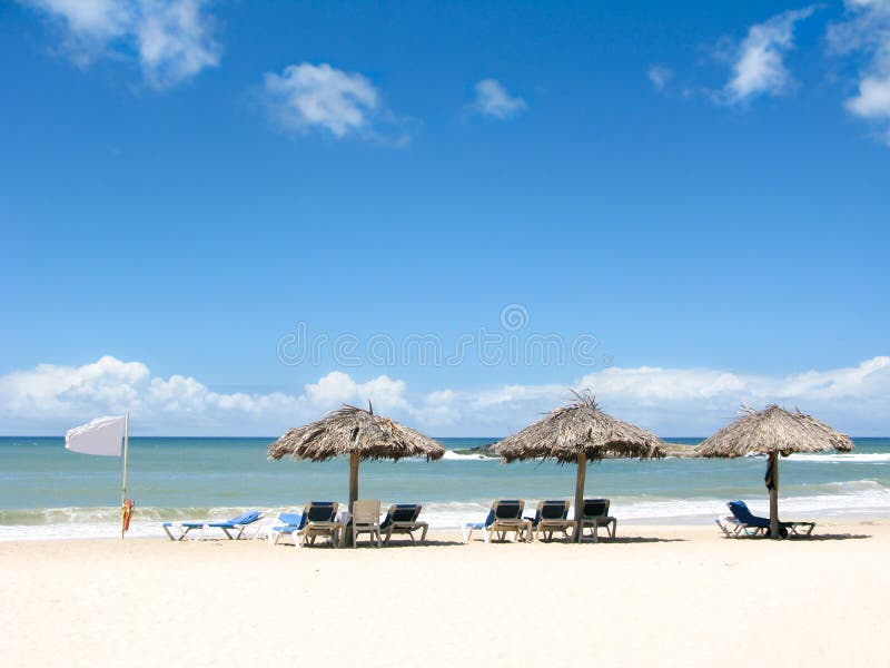 Wunderbare Strand in der Karibik.