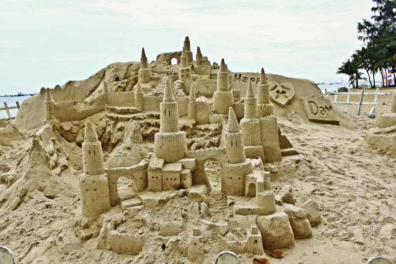 Large sandcastle