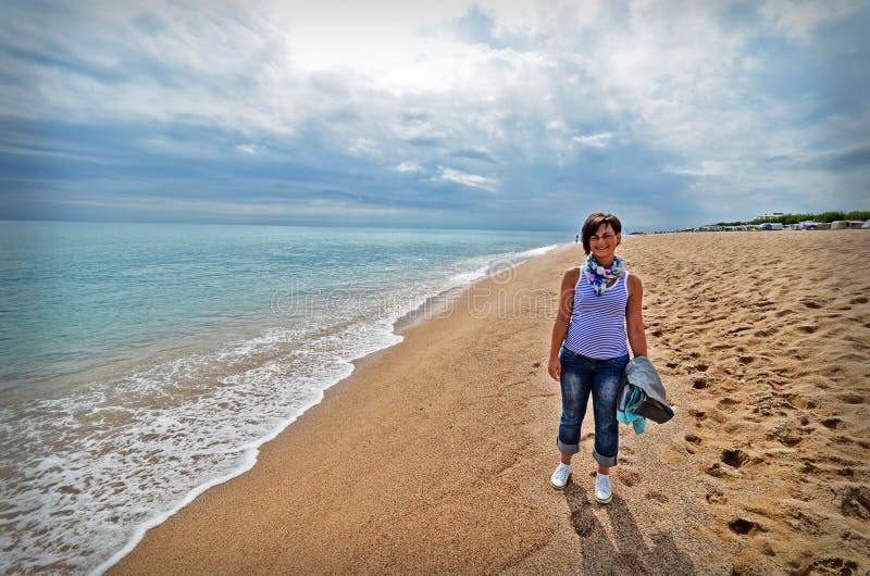 On the beach