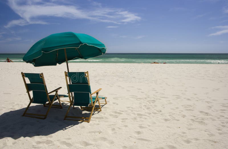 Beach Chairs Hawaii stock image. Image of chairs, table 13991693