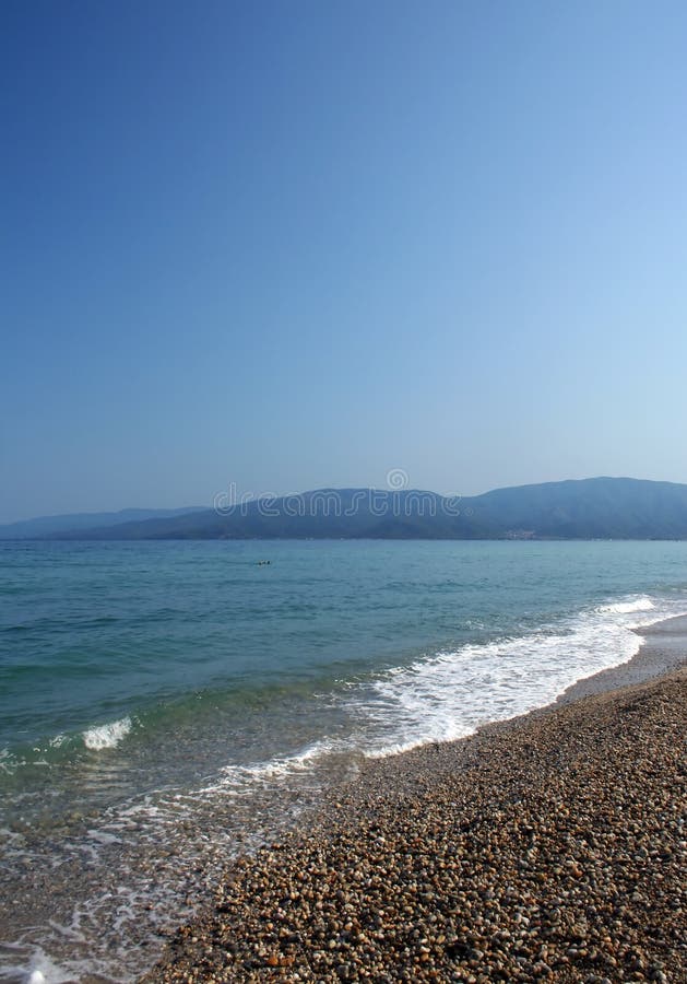 Beach on Aegean sea