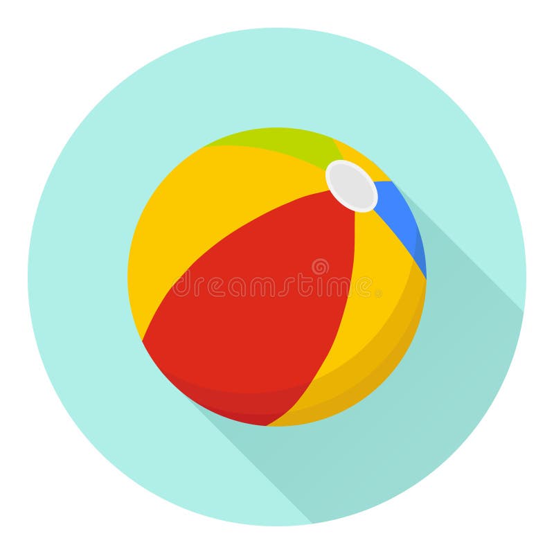 Beach ball illustrazione vettoriale Beach ball illustrazione vettoriale