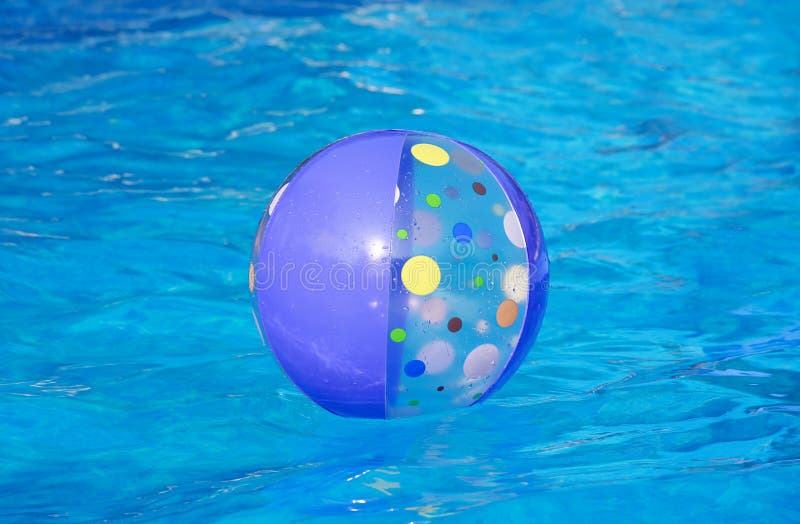 Beach Ball Floating stock photos