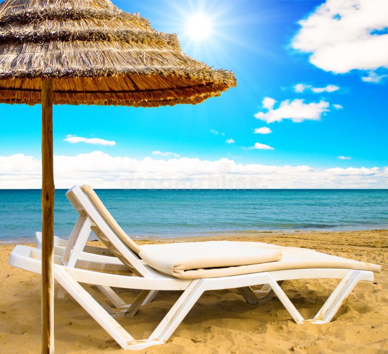 Beach bed stock photo. Image of nature, shore, scene, landscape 9497664